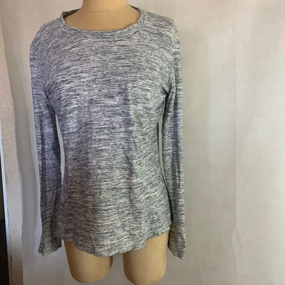James Perse Tops - Standard James Perse Heathered Gray Long Sleeve Crewneck Shirt Size 4 WGL3913CU